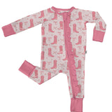 Convertible Zip Pajamas - Boots & Bows