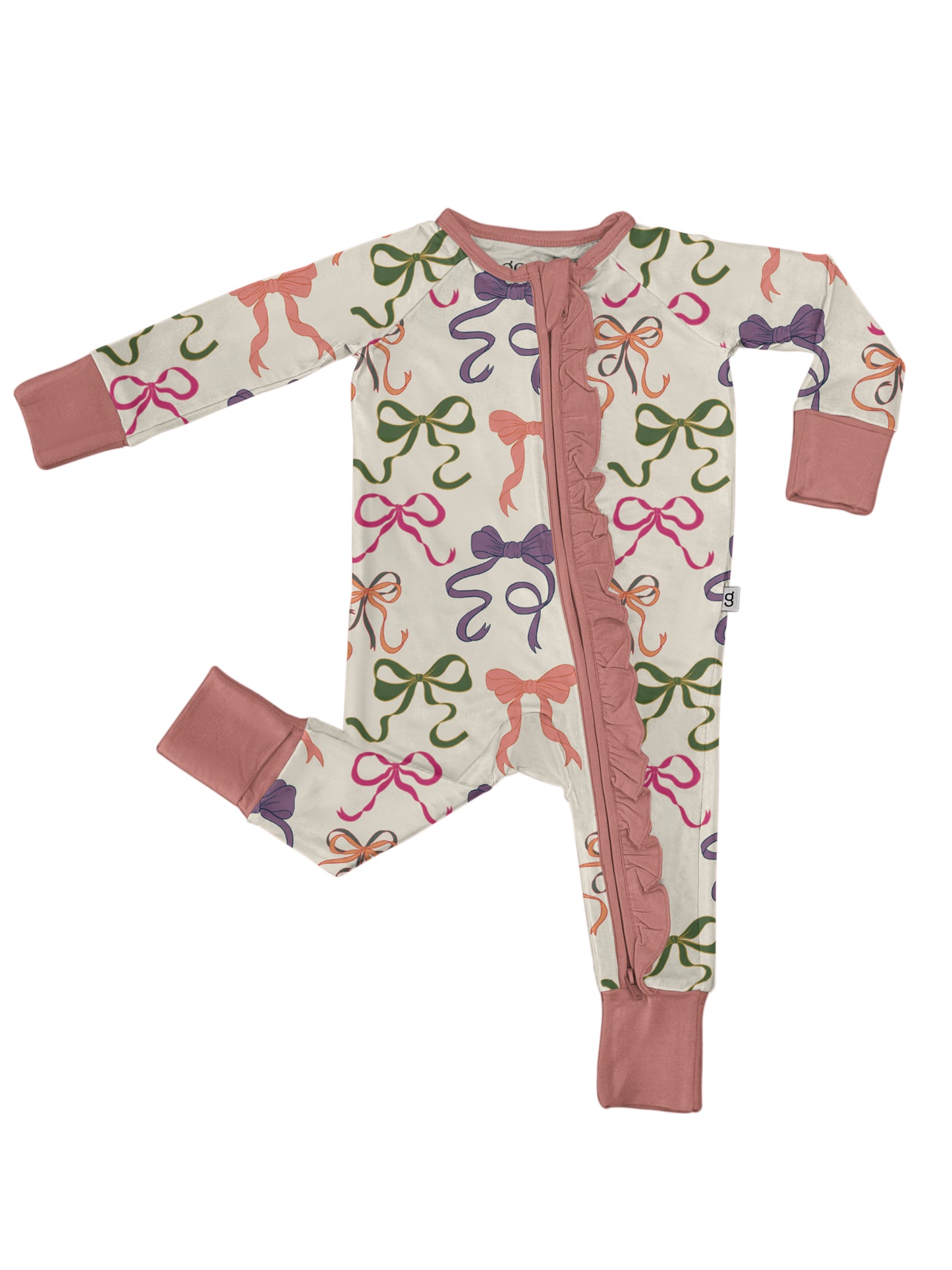 Zip PJs - Bows