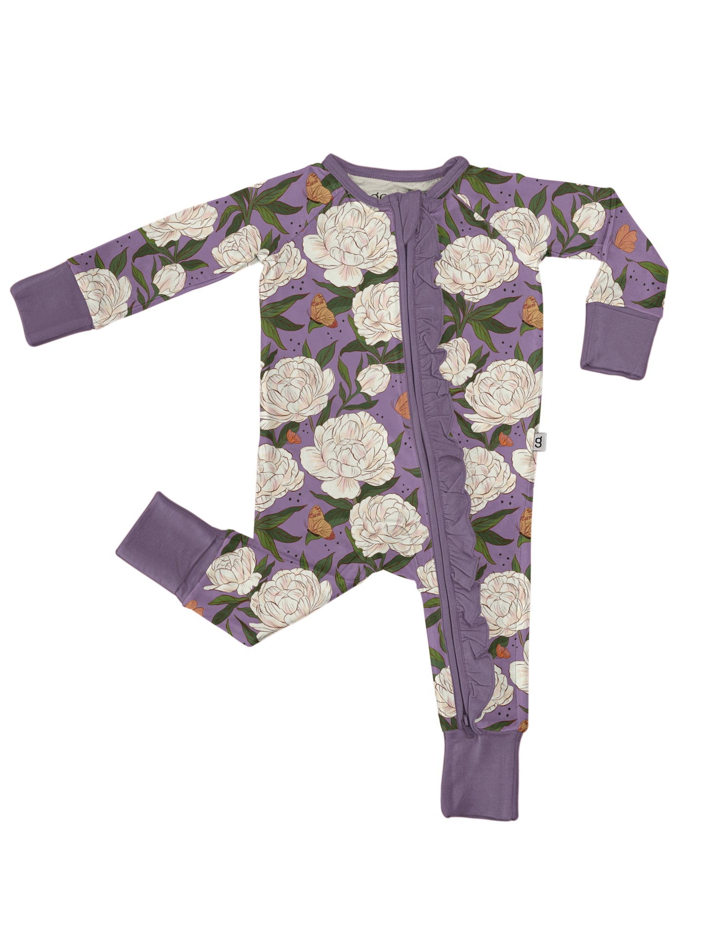 Zip PJs - Peonies