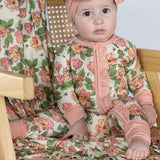 Convertible Zip Pajamas - Magnolias