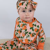 Bib Set - Orange Blossoms