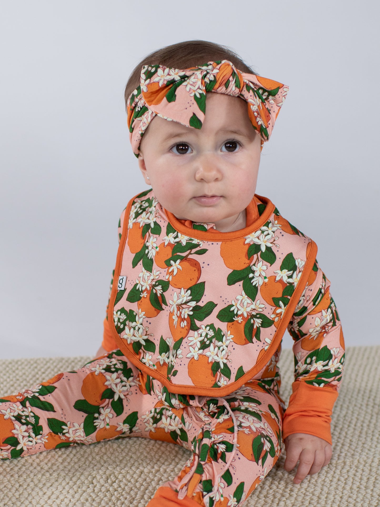Headband Set - Orange Blossoms