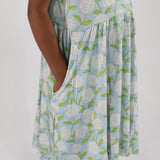 SS Pocket Dress - Hydrangeas