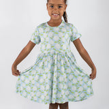 SS Pocket Dress - Hydrangeas