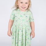 SS Pocket Dress - Spring Chickens