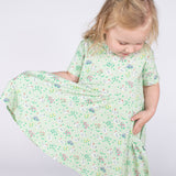 SS Pocket Dress - Spring Chickens