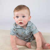 SS Polo Romper - Mallards