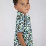 Short Sleeve Polo Shirt - Pebble Camo