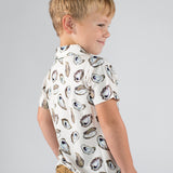 Short Sleeve Polo Shirt - Oysters