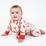 Convertible Zip Pajamas - Crawfish