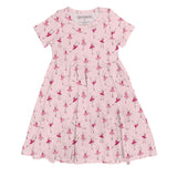 Short Sleeve Pocket Dress - Ballet (FINAL SALE)