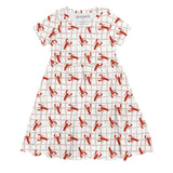 Short Sleeve Pocket Dress - Crawfish