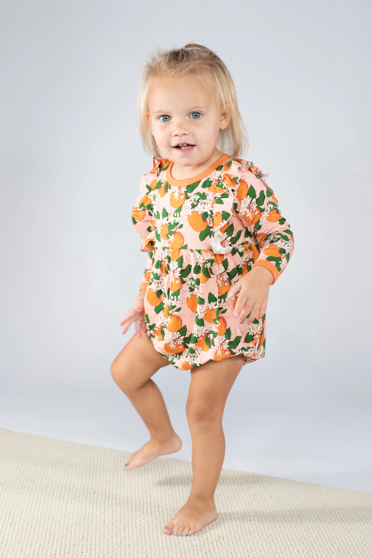 Long Sleeve Flutter Bubbles