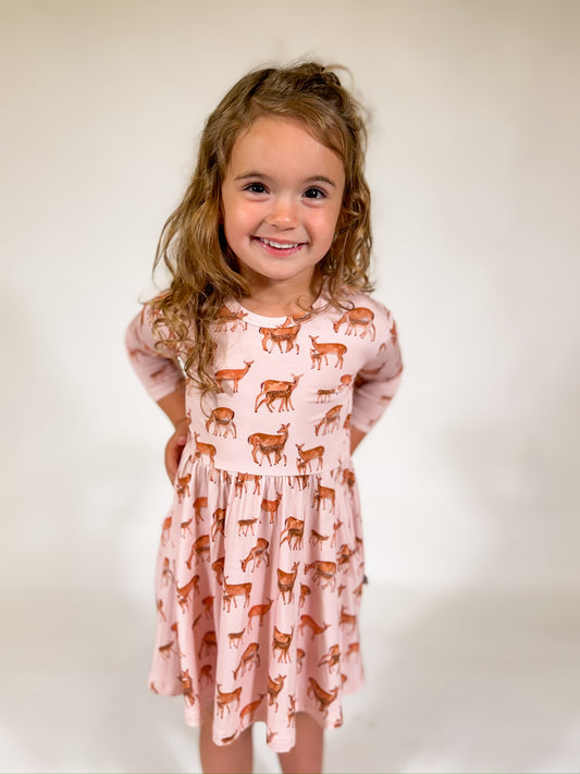 3/4 Dress - Does & Fawns