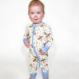 Convertible Zip Pajamas - Saddle Up, Cowboy