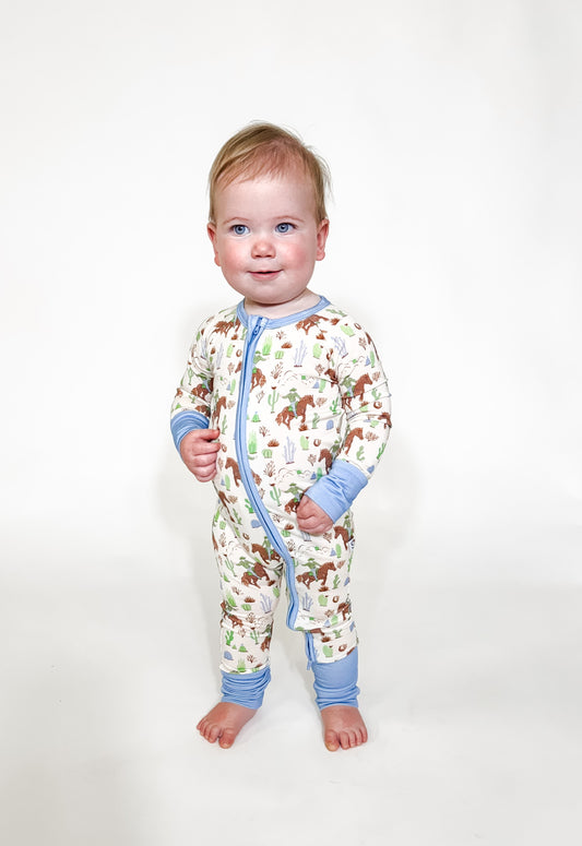 LS Zip PJ - Saddle Up, Cowboy