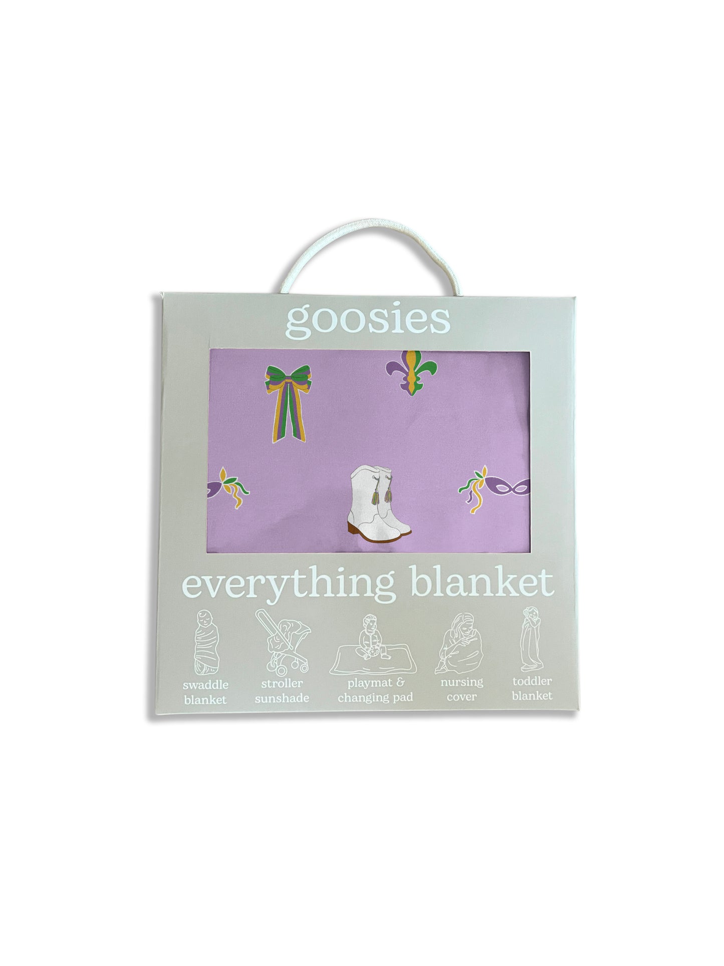 Everything Blanket - Mardi Gras Boots