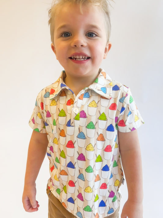 SS Polo Shirt - Sno Cones