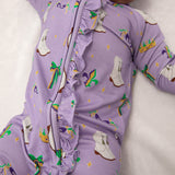 Convertible Zip Pajamas - Mardi Gras Queen