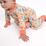 Convertible Zip Pajamas - Lovestruck