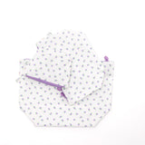 Easy Clean Pouch Set of 3 - Lilac Buds