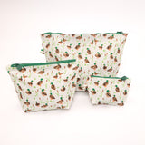 Easy Clean Pouch Set of 3 - Mallard Drake