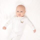 Pip Emb Zip Romper-Butterfly Bliss