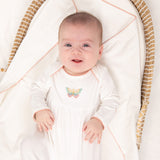 Pip Emboidered Gown-Butterfly Bliss
