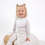 LS Zip PJs-Lilac Buds