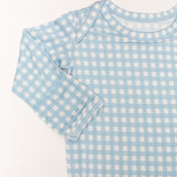 Knotted Gown - Gingham in Cottage Blue