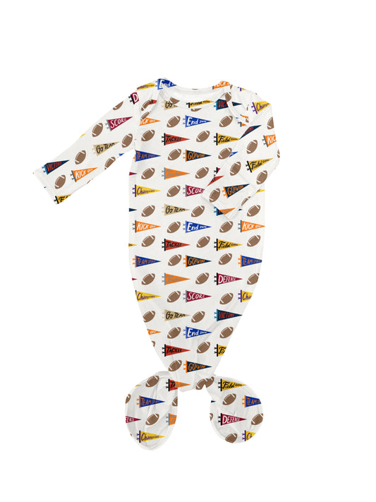 Knotted Gown - Varsity Flags