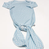 Knotted Gown - Gingham in Cottage Blue