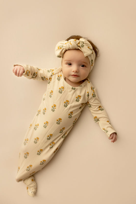 Knotted Gown - Marigold