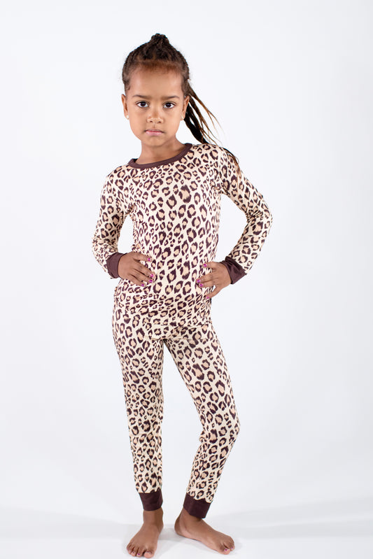 Classic Leopard - Long Sleeve/Pants PJs