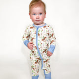 Convertible Zip Pajamas - Saddle Up, Cowboy