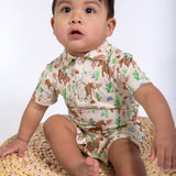 SS Polo Romper - Saddle Up, Cowboy