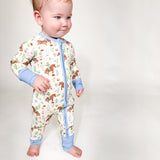 Convertible Zip Pajamas - Saddle Up, Cowboy