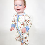 Convertible Zip Pajamas - Saddle Up, Cowboy