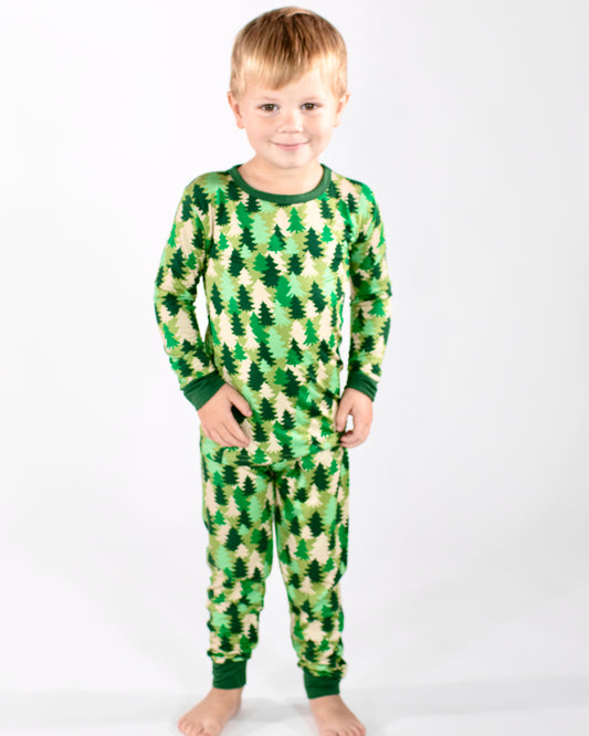 Evergreen Camo - Long Sleeve/Pants PJs
