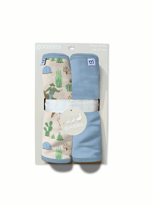 Burp Cloth Set - Saddle Up, Cowboy