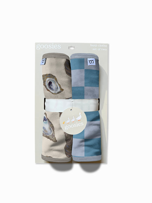 Burp Cloths Set of 2 (Oysters)