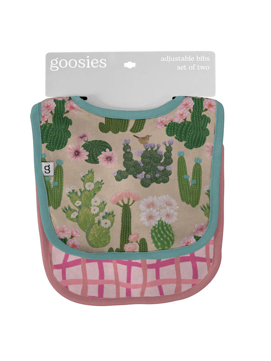 Bib Set of 2 (Cactus Blooms)