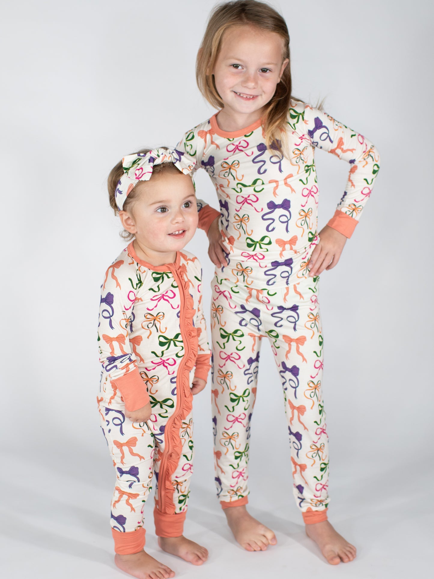 Bows - Long Sleeve/Pants PJs
