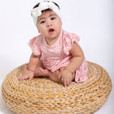 Bodysuit Dress - Gingham in Cottage Pink