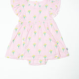 Bodysuit Dress - Fancy Tulips