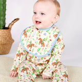 LS Polo Romper - Saddle Up, Cowboy
