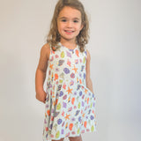Sleeveless Dress - Seashells