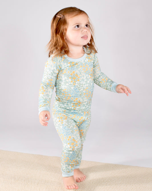 Blue Meadow - Long Sleeve/Pants PJs