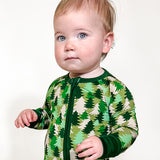 Convertible Zip Pajamas - Evergreen Camo