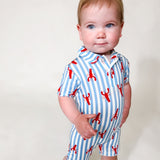 SS Polo Romper - Little Pinchers